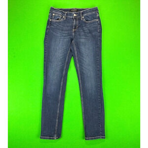 Banana Republic Girlfriend Jean Women's 25/0 Blue Dark Wash Skinny Denim